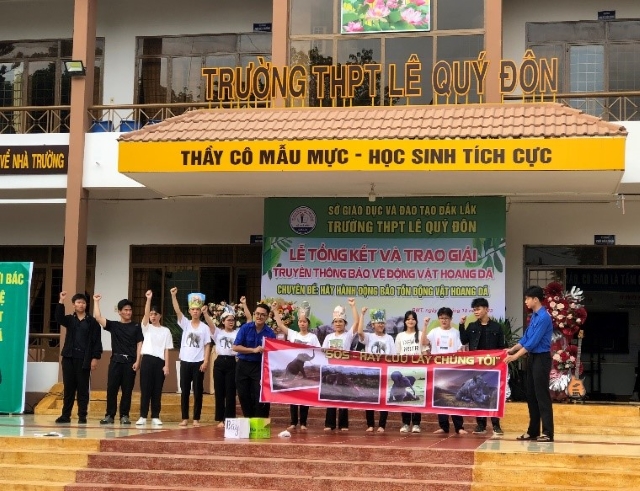 Hoạt động thử nghiệm về giáo dục bảo vệ động vật hoang dã trong nhà trường phổ thông tại Đắk Lắk và Lâm Đồng